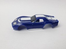 AFX TRAS CORVETTE BLUE HO SLOT CAR BODY UNUSED 