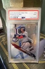 2018 Bowman High Tek - Prospects Ronald Acuña Jr. #PHT-RA Autographs (AU, RC)