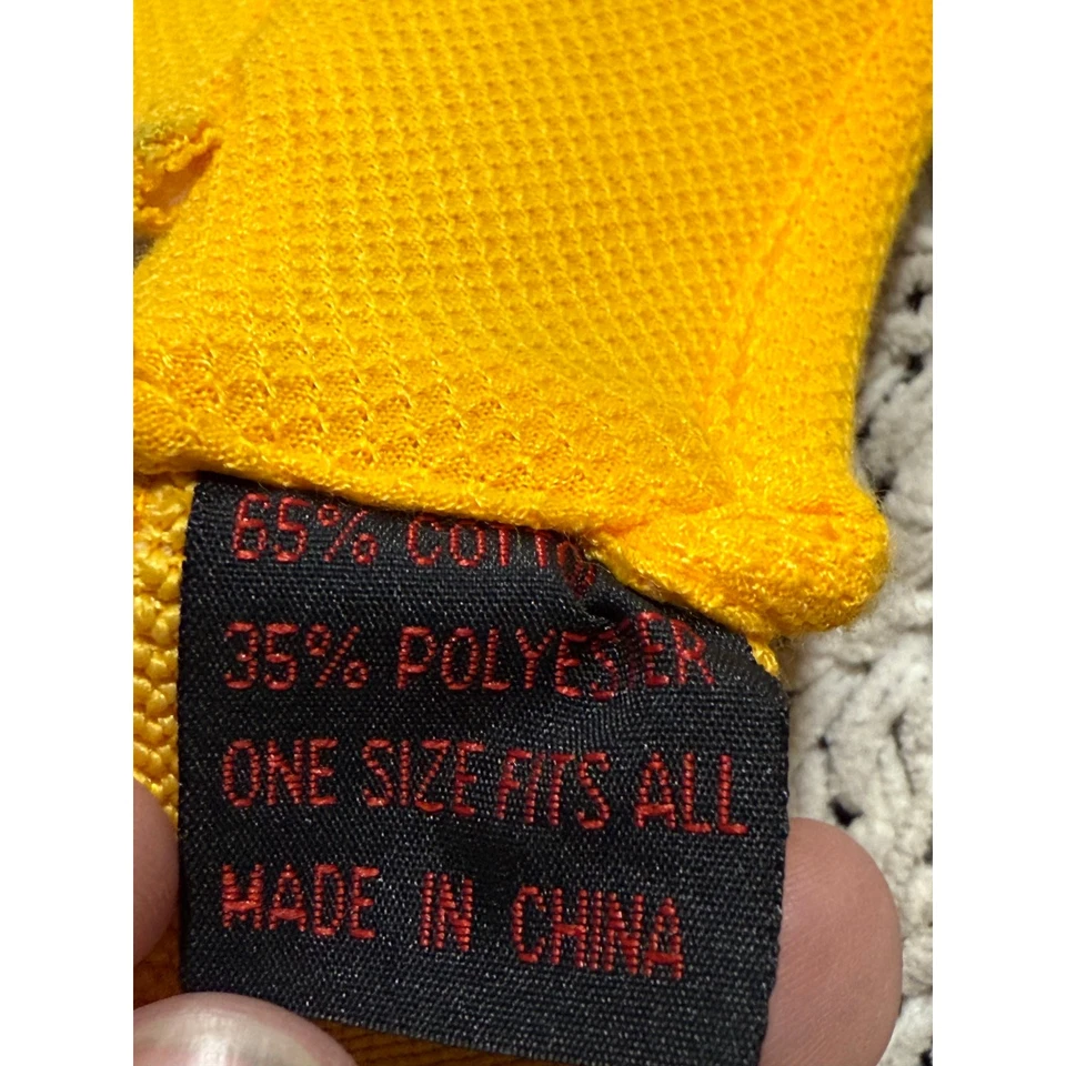 De Colección Von Dutch Visera Sombrero XXX Y2K Bordado Adulto Talla Única Ajustable Amarillo Foto 4 de 4