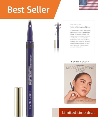 Micro-Sculpting Brow Pen in Dark Brunette   Effortless Realistic Hair Strokes