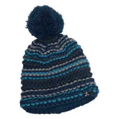 Adidas, Bommelmütze, Größe: ONE SIZE, Acryl/Polyester, Blau/Grau/Mehrfarbig #E8H