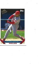 2003 FAN FAVORITES GOLD STAMPED FRONT 1993 DESIGN PHILLIE JOHN KRUK