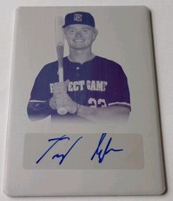Trey Snyder 2023 Leaf Perfect Game National Showcase Auto Print Plate 1/1 Mets ⚾