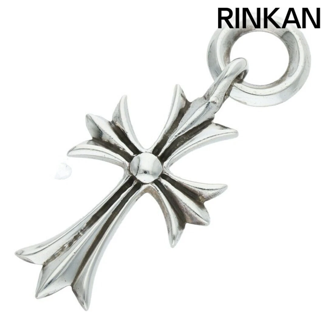 CHROME HEARTS Collana Top Uomo Cromo Cuori PICCOLA CROCE CH Charm Argento Usato7ea0bb60b9
