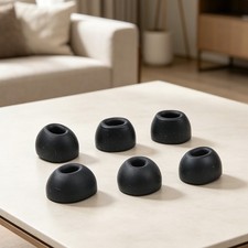 Silikon Ohrstöpsel Set für AirPods für pro3 S/M/L 6er Pack Schwarz für weiß – Bild 10