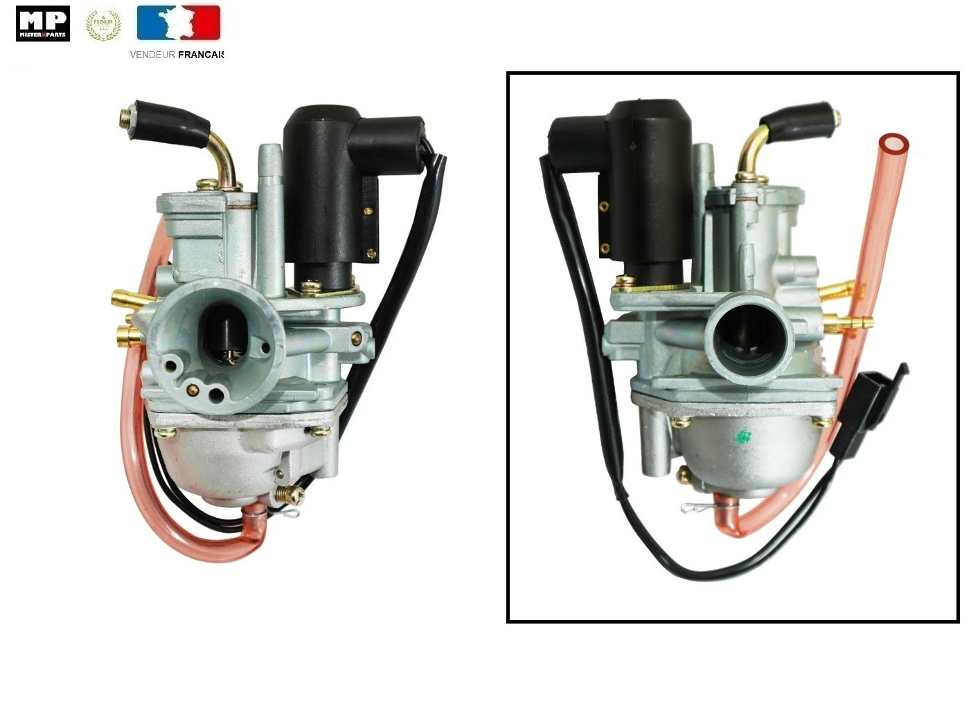 Carburateur AM6 à starter électrique automatique C32192 pour moto 50cc à boite