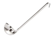Soup Measuring Ladle Professional  Stainless Steel HOOK Handle 4oz 6oz 8oz 12oz