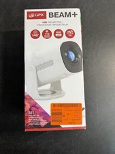 GPX BEAM+ HD Projector 140” Display HDMI USB 1280x720– Open Box Complete