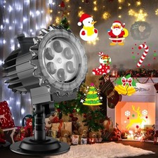 Christmas Projector 80 HD Patterns, Decorations for Indoor Outdoor, with Remote