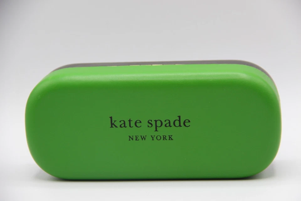 NUEVO KATE SPADE VERDE NEGRO GRANDE AUTÉNTICO GAFAS DE SOL ESTUCHE CON TELA Foto 2 de 3