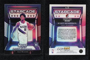 2023-24 Panini Select Starcade Scoot Henderson #23 Rookie RC