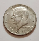 1971 Kennedy Half Dollar • Broadstruck Mint Error • Wide Rim Spread • Clad   X4