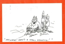 RARE~ Eldon Dedini~ PLAYBOY artist~ Lascivious Satyr 1992