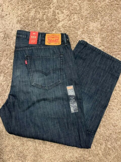 Mens Jeans Dark Blue 42x29 559-0229