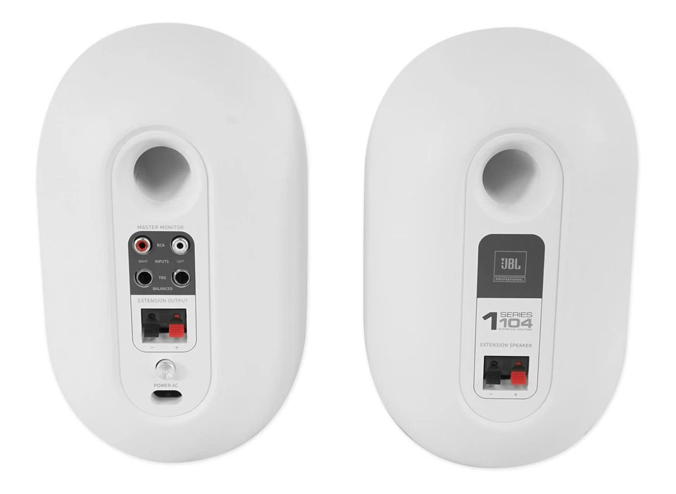 JBL 104SET-BTW Pair Compact Powered Active Studio Reference Monitors Bluetooth - Image 3 of 4