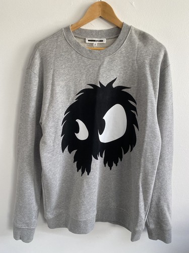 Alexander McQueen Sweatshirt Mens Medium Grey Pullover Jumper Sweater