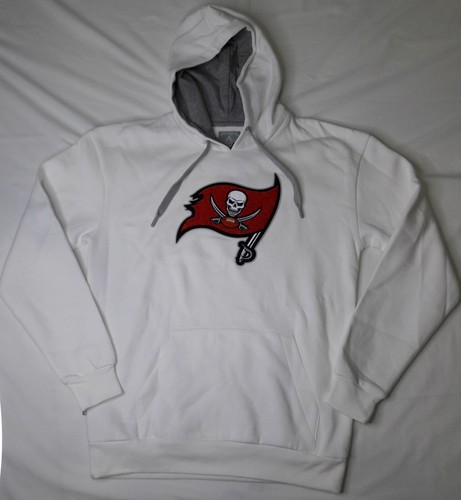 NEW, Women’s ANTIGUA White Tampa Bay Buccaneers Hoodie (M)