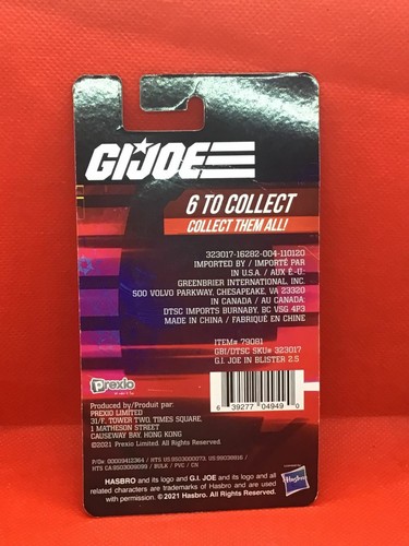 Mini figura de acción Hasbro GI Joe 2021 nueva sin usar, en caja edición limitada Destro - Imagen 2 de 2