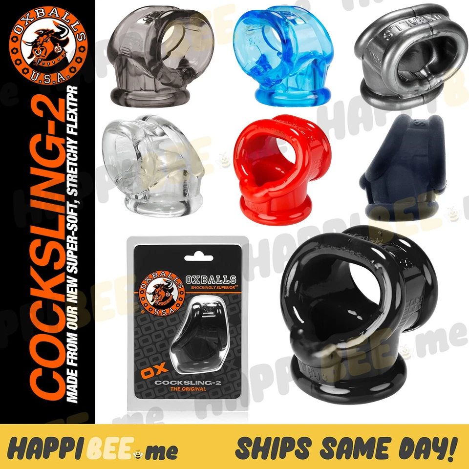 OXBALLS CockSling 2 Ball Sling Stretcher🍯BallStretcher + Anillo para el pene Manga Foto 2 de 4