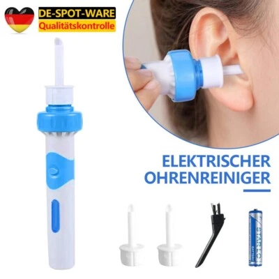 MARKENLOS Elektrische Ohren Reinigung Sauger Ohr Reinigung Ohrenreiniger Ohrenschmalz DE