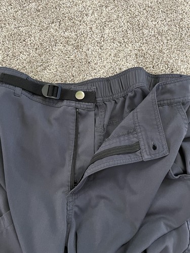 Grey's Anatomy Spandex Stretch Belted Cargo Scrub Pants Steel Men’s Size Medium - Picture 5 of 9
