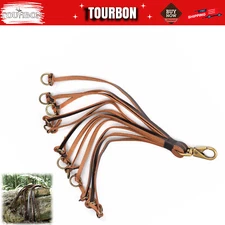 TOURBON Leather Hunting Game Carry Duck Strap Birds Hanger Holder Pigeon Sling