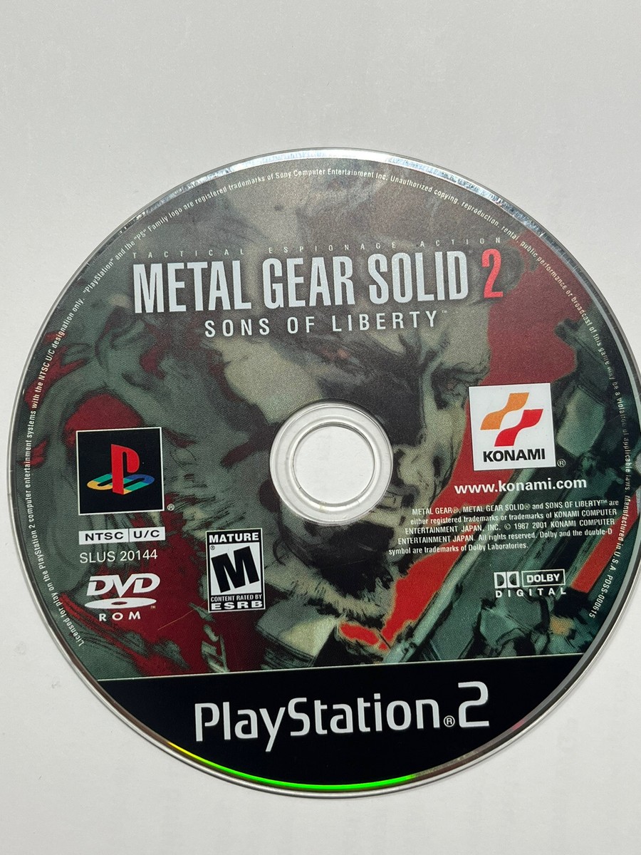 PS2ソフト　L GEAR SOLID 2  希少品 PS2ソフト METAL GEAR SOLID 2 希少品