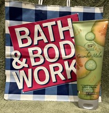 Bath Body works CUCUMBER MELON Ultra Shea Body CREAM lotion 8 Fl oz