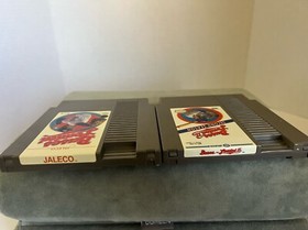 Bases Loaded 1 & 2 II  (Nintendo Entertainment System NES) Carts Set Lot