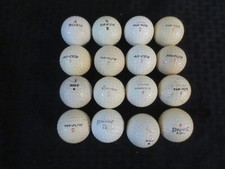 Spalding Vintage golf ball Lot 16 Top/Par Flite/Pro/Air Flite/Birdie/Eagle /75