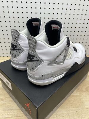 Air Jordan 4 Retro 'White Cement' 2016 Men's Size 10.5 (840606-192