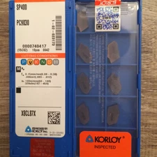 KORLOY SP400 PC9030 4.0mm Cut-Off Single head grooving carbide inserts 10Pcs