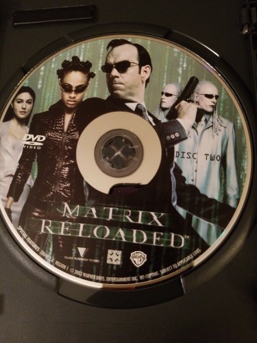 The Matrix Reloaded (DVD, 2003, 2-Disc Set, Full-Screen) Booklet, Keanu Reeves - Picture 4 of 8
