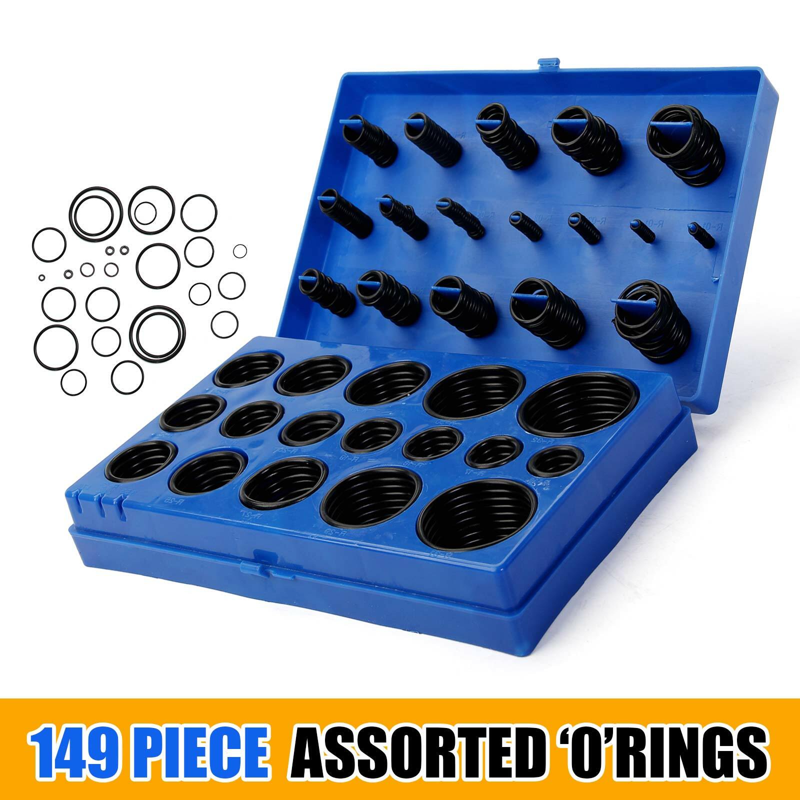 419 Pcs O Ring Rubber Seal Plumbing Set Plumber Kit Rubber Oring