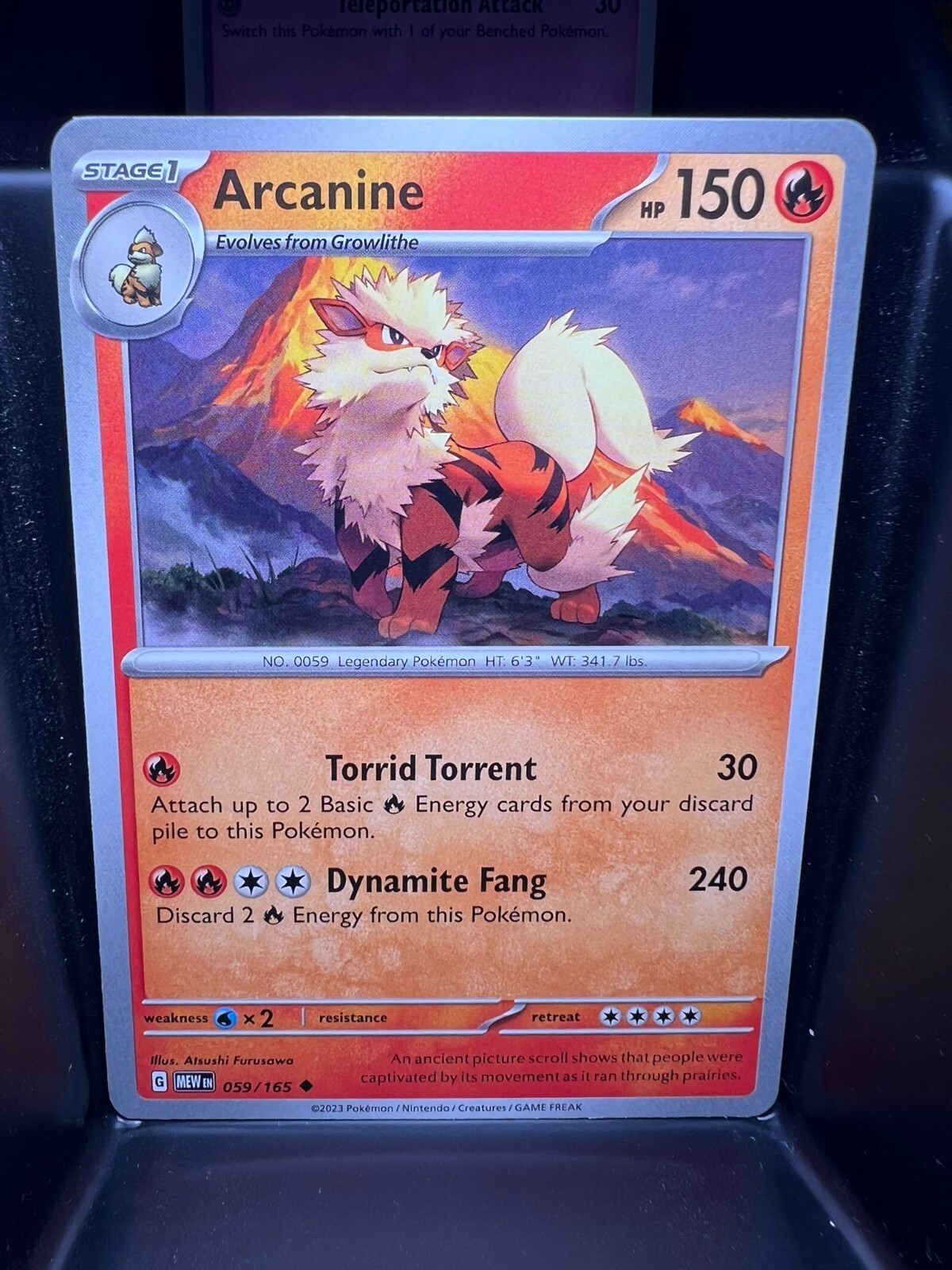 Arcanine 059/165 Sv: Scarlet & Violet 151 Regular