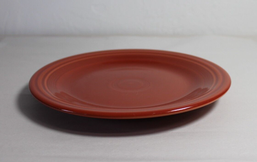 Fiestaware Dinner Plate Poppy Orange Homer Laughlin 10.5" - Picture 2 of 4