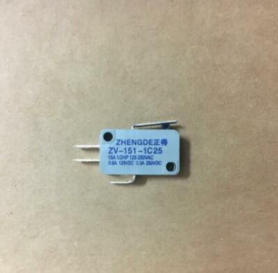 1PCS ZHENGDE ZV-151-1C25 3-pin 15A250VAC Short Handle Travel/Micro Touch Switch