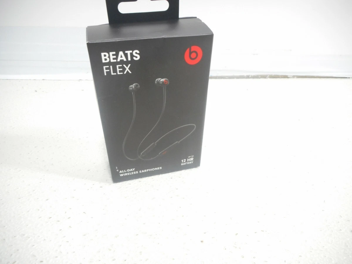 Beats Flex All-Day Wireless Earphones - Beats Black (MYMC2LL/A) - NEW  190199801561