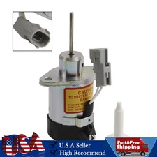 12V Fuel Cut Off Solenoid PS45CZ250 PS45CZ290 For Actuator Kubota D1503 V2203