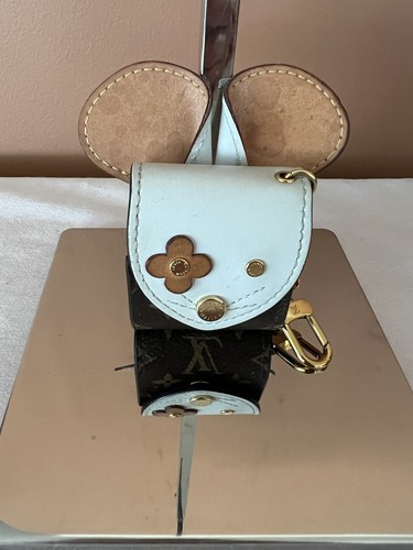 echt Louis Vuitton Monogramm Maus Airpod Etui Taschenanhänger Preloved