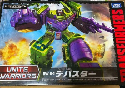 Transformers Takara Tomy Unite Warriors Devastator UW04 Figur Japan AUTHENTISCH!