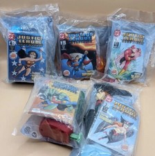 Vintage 2003 DC Justice League Cartoon Network Burger King Sealed Figures Toys