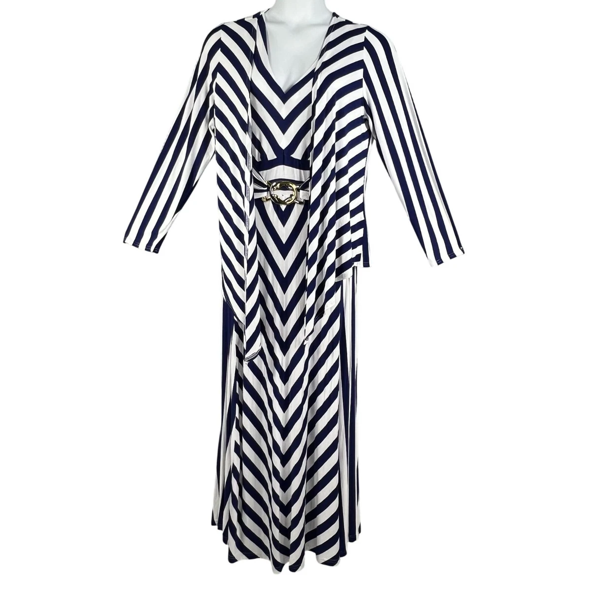 chinese dress ladies Dress Casual Maxi by Liz Lange in Blue, Size: 3X main image 0