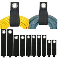 Heavy-Duty Storage Straps Assorted 10 Pack - 2S/4M/2L/2XL - 10 PCS, Black