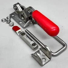 DESTACO DE-STA-CO Toggle Clamp Sz 9”Lx2”W Red/Silver