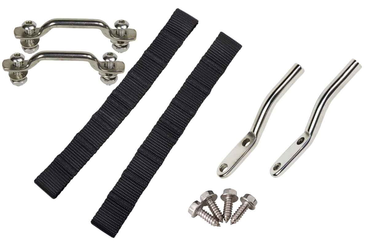 Kentrol 30725 Polished Stainless Steel Door Strap Kit | eBay Kentrol 30725 Polished Stainless Steel Door Strap Kit | eBay