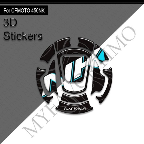 450 NK motorcycle fuel tank pad knee pad 3D sticker 2024 2025 For CFMOTO 450NK - Picture 16 of 18