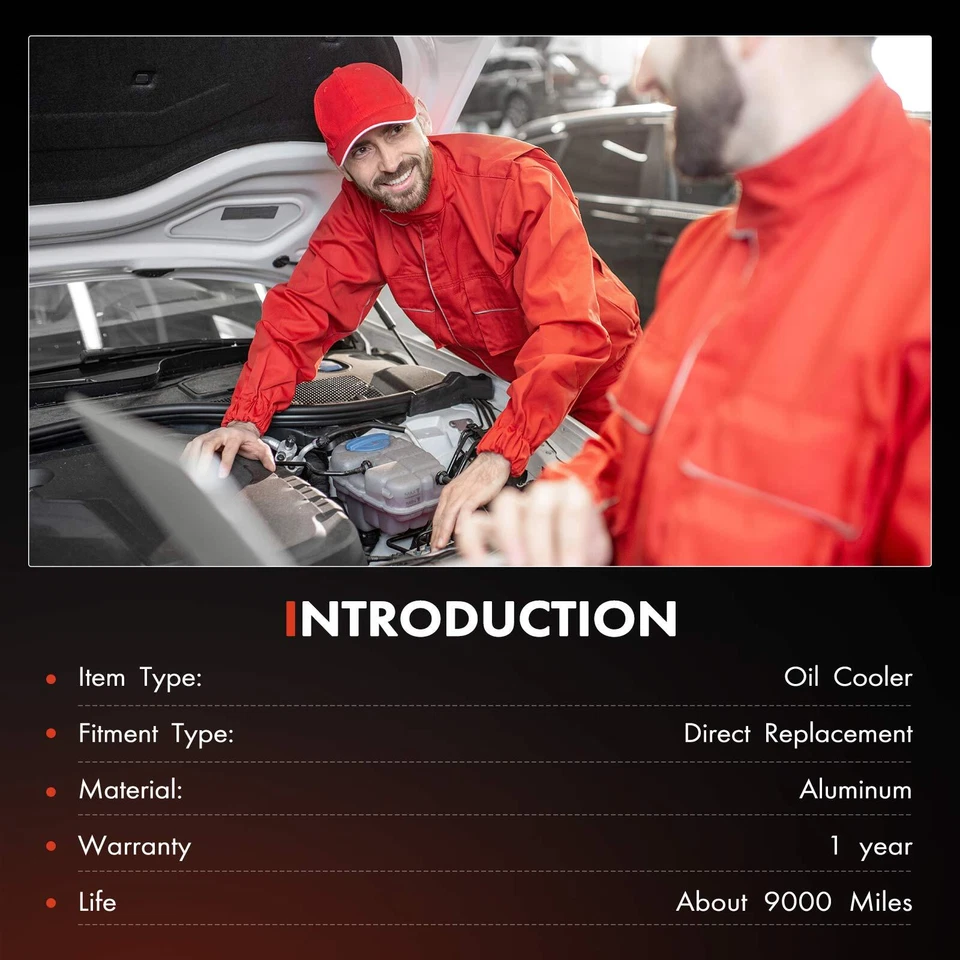 Engine Oil Cooler for Dodge Avenger Journey Caliber Chrysler 200 Jeep Compass - Image 2 of 4