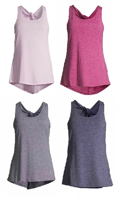 APANA WOMENS ACTIVE TWIST BACK TANK TOP SHIRT NWT VARIOUS COLORS/SIZES