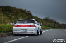 Cars nissan s14 silvia Desk Mat Stitched